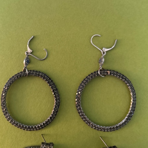 Hematite Hoops Earring Bundle - Picture 3 of 3